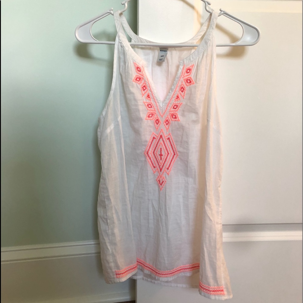 White tank top